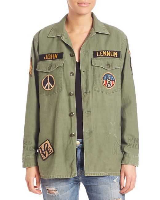 Madeworn John Lennon Army Jacket In Blue army Green Lyst